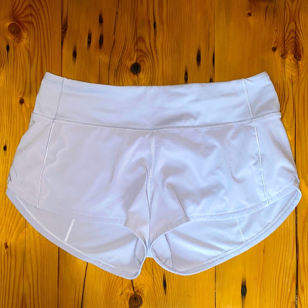 Lululemon Speed Up Short *2.5” in Silver Lilac